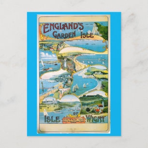 Carte Postale Île de Wight, Angleterre, Garden Isle, Voyage
