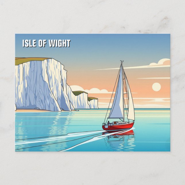 Carte Postale Île de Wight Angleterre Voyage (Devant)
