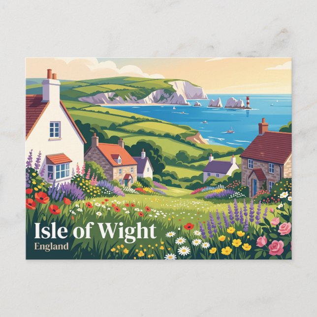 Carte Postale Île de Wight Royaume-Uni (Devant)