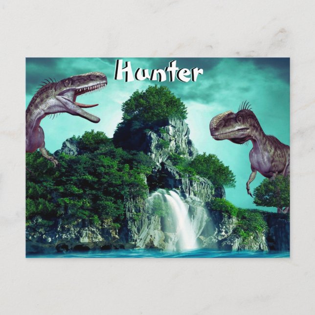 Carte Postale Île des dinosaures  (Devant)