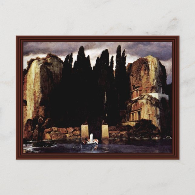 Carte Postale Île Des Morts (V), Par Böcklin Arnold (Devant)