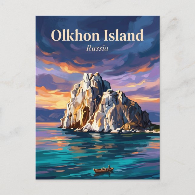 Carte Postale Île d'Olkhon Russie (Devant)