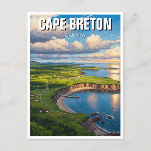 Carte Postale Île du Cap-Breton Canada