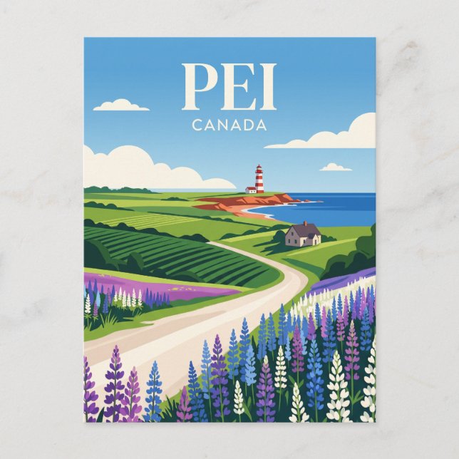 Carte Postale Île-du-Prince-Édouard Canada (Devant)