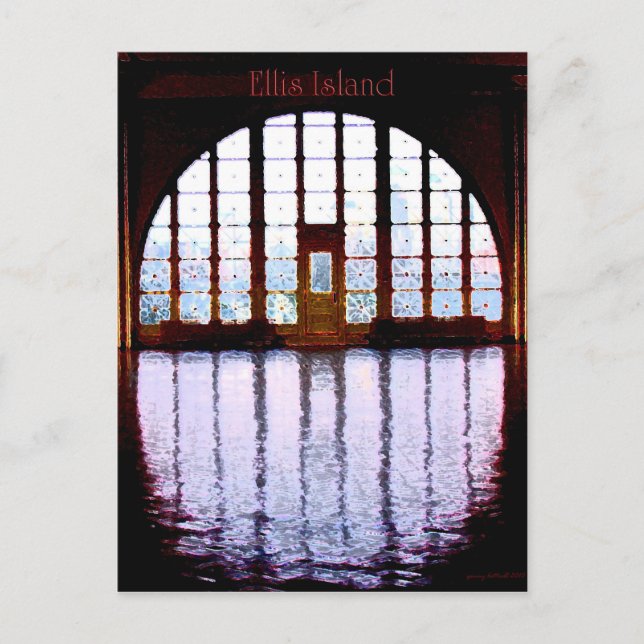 Carte Postale Île Ellis I (Devant)