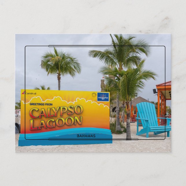 Carte Postale Île Grand Bahama Celebration Key (Devant)