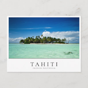 Carte Postale Île inhabitée à Tahiti, Polynésie française