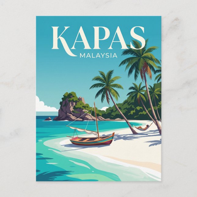 Carte Postale Île Kapas Malaisie (Devant)
