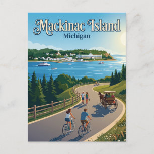 Carte Postale Île Mackinac États-Unis