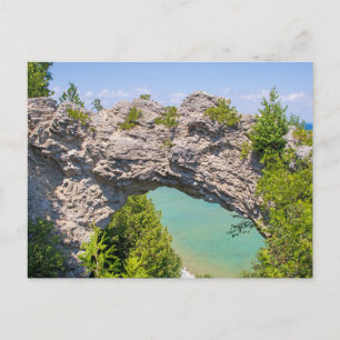 Carte Postale Île Mackinac Michigan Arch Rock