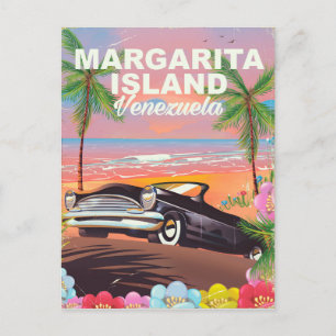 Carte Postale Île Margarita - affiche de voyage du Venezuela