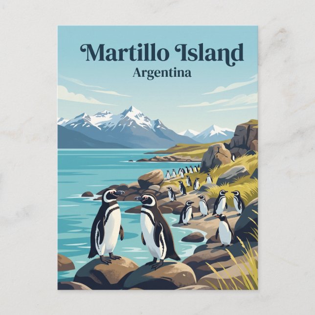 Carte Postale Île Martillo Argentine (Devant)
