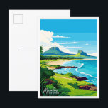 Carte Postale Ile Maurice East Africa Travel Vintage<br><div class="desc">Maurice Afrique de l'Est lieu de voyage vintage illustration</div>