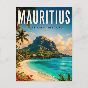 Carte Postale 🌴 Île Maurice Paradis Côté Mer 🌊