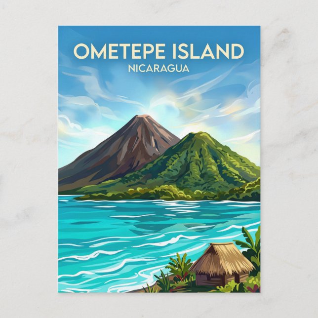 Carte Postale Île Ometepe Nicaragua (Devant)