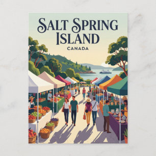 Carte Postale Île Salt Spring Canada