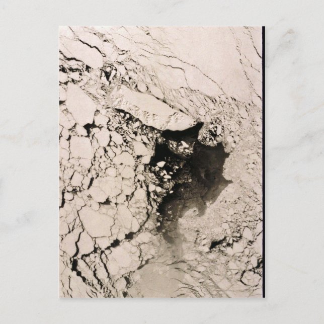 Carte Postale Île St. Matthew Image satellite, Mer de Béring (Devant)