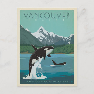 Carte Postale Île Vancouver | Tueur Whales