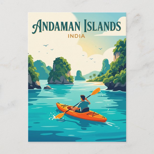 Carte Postale Îles Andaman Inde (Devant)