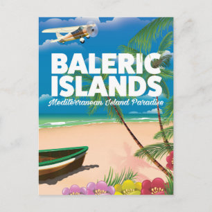 Carte Postale îles baléares paradis méditerranéen