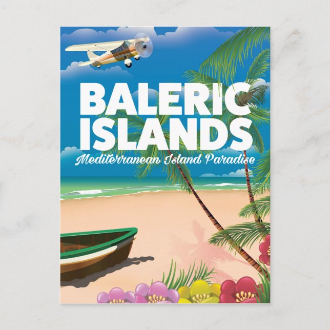 Carte Postale îles baléares paradis méditerranéen (Devant)