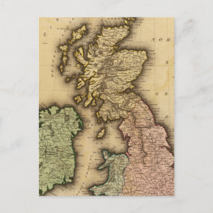 Carte Postale Îles britanniques