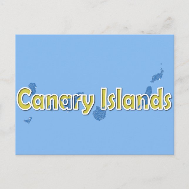 Carte Postale Îles Canaries (Devant)