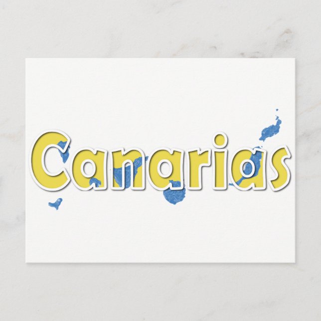 Carte Postale Îles Canaries (Devant)