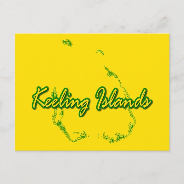 Carte Postale Îles Cocos (Keeling) (Devant)