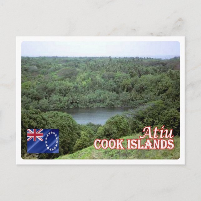 Carte Postale Îles Cook - Atiu - (Devant)