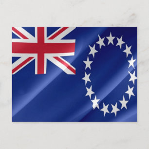 Carte Postale Îles Cook - Drapeau