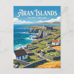 Carte Postale Îles d'Aran Irlande