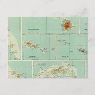 Carte Postale Îles de l'Océanie