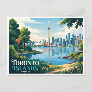 Carte Postale Îles de Toronto Canada