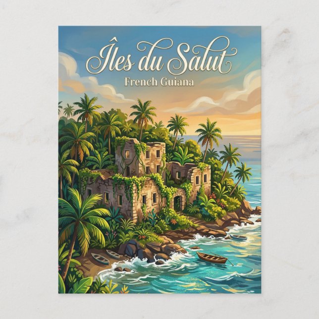 Carte Postale Îles du Salut Guyane française (Devant)