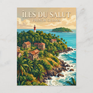 Carte Postale Îles du Salut Kourou Guyane française