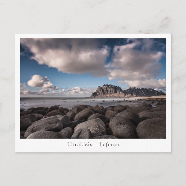 Carte Postale Iles d'Uttakleiv Lofoten (Devant)
