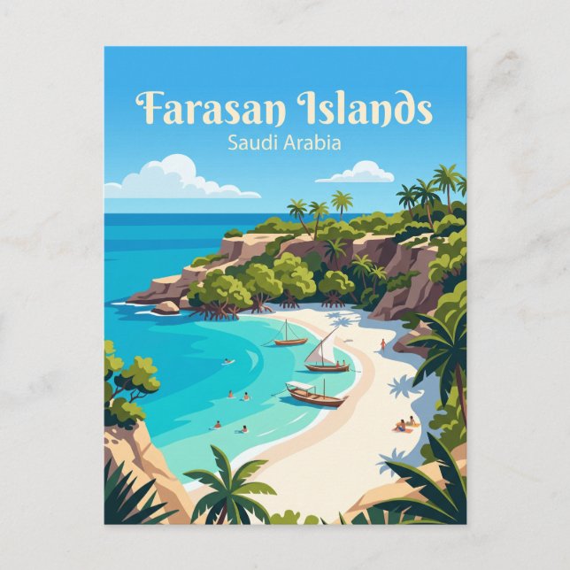 Carte Postale Îles Farasan Arabie saoudite (Devant)