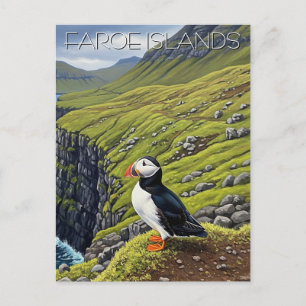 Carte Postale Îles Féroé Danemark Voyage