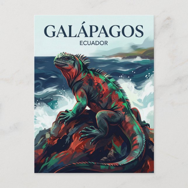 Carte Postale Îles Galápagos Équateur (Devant)
