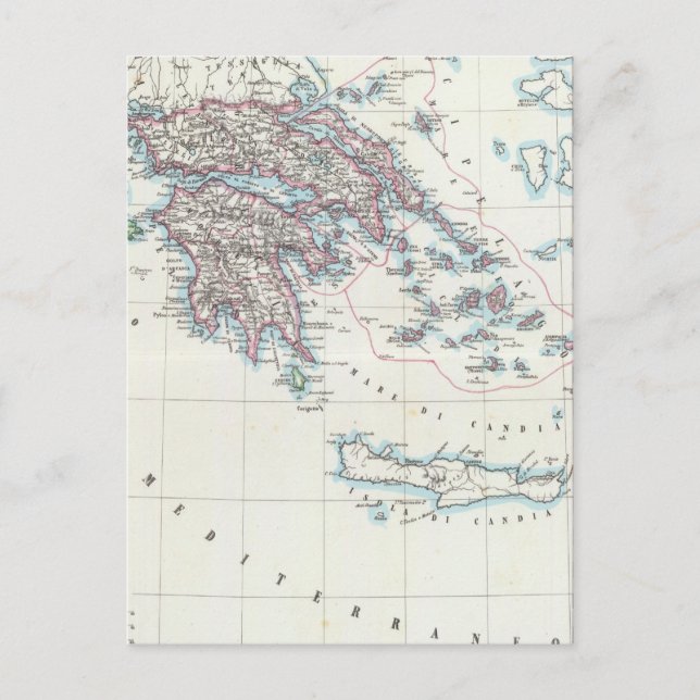 Carte Postale Îles Ioniennes, Grèce (Devant)