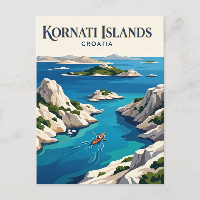 Carte Postale Îles Kornati Croatie (Devant)
