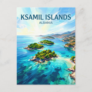 Carte Postale Îles Ksamil Albanie