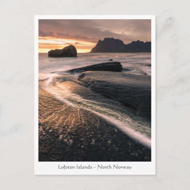 Carte Postale Iles Lofoten Norvège (Devant)