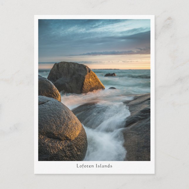 Carte Postale Îles Lofoten Norvège (Devant)