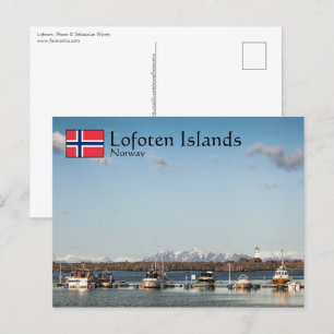 Carte Postale Iles Lofoten Norvège