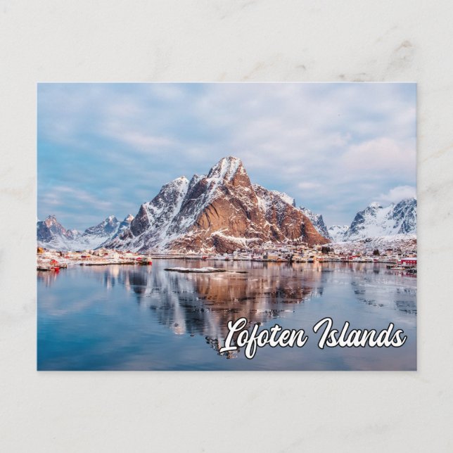 Carte Postale Îles Lofoten, Norvège (Devant)