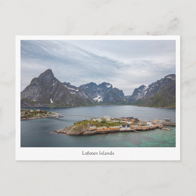 Carte Postale Îles Lofoten Norvège (Devant)