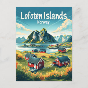 Carte Postale Iles Lofoten Norvège