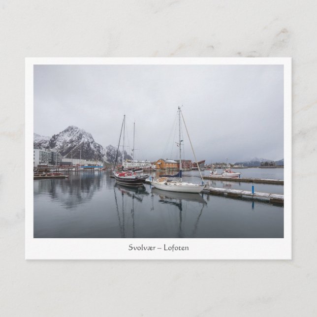 Carte Postale Îles Lofoten Svolvaer (Devant)